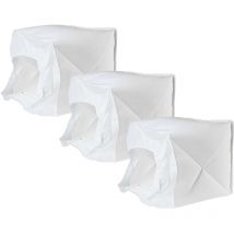 vhbw 3x Filtres à membrane compatible avec Kärcher NT 48/1, NT 351 Eco, NT 351 Profi aspirateur - Lot de filtres textiles blanc
