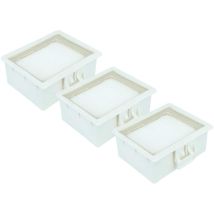 Vhbw - 3x Filtre compatible avec Bosch BGN22128GB, BGN2A112GB, BGN2A230, BGN2A310, BGN2CHAMP aspirateur - Filtre hepa contre les allergies