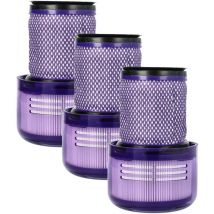 vhbw 3x filtre compatible avec Dyson V12 Slim, V12, V12 Detect Slim, V12 Detect Slim Absolute aspirateur - Filtre HEPA