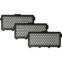 3x filtre compatible avec Miele Complete C3 Cat and Dog Powerline, C3 Powerline aspirateur - filtre hepa d'évacuation H11 - Vhbw