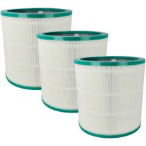 3x Filtres hepa compatible avec Dyson Pure Cool AM11, Link, TP00, TP01, TP02, TP03 purificateur d'air - Filtre de rechange - Vhbw