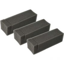 3x filtre remplacement pour Wolf 2087407 pour tondeuse à gazon - Vhbw