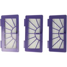 3x filtre compatible avec Neato XV-11, XV-25, XV-21, XV-12, XV-15 aspirateur - filtre hepa violet - Vhbw