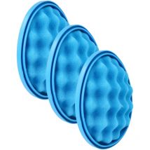 Vhbw - 3x Filtro de aspiradora compatible con Samsung VC21F50VNAR/SW, VC21F50VNAR/EV, VU10F40SBDD/ML - Filtro de espuma entrada del motor