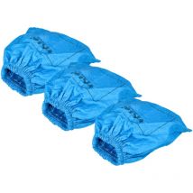 Vhbw - 3x filtro de tela compatible con Kärcher nt 221, NT221, nt 22/1 Ap Te l aspiradora, aspirador húmedo/seco - Bolsa tejido, lavable azul