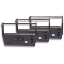 Vhbw - 3x Rubans à encre pour imprimante matricielle Epson Cash-Register-Printer erc 37, m 760, m 760 s, m 780 comme ERC-23, C43S015360, ERC-23B.