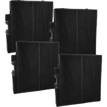 Vhbw - 4x Aktivkohlefilter kompatibel mit Neff D94GBC0N0B/01, D94GFM1N0B/01, D94BBE1N0/01, D94BHM1N0B/01, D94QBE1N0 Dunstabzugshaube