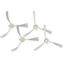4x Brosses compatible avec Tefal Explorer 50 RG7375WH aspirateur robot - 4 x brosse latérale, set de rouleaux - Vhbw