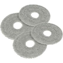 vhbw 4x compatible avec Dreame L20 Ultra aspirateur robot - Lingettes tampon - 4x housse de nettoyage