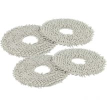 4x compatible avec Mova E30 Ultra aspirateur robot - Lingettes tampon - 4x housse de nettoyage - Vhbw