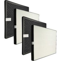 Vhbw - 4x Filtre remplacement pour NanoProtect FY1413/30, NanoProtect FY1410/30 pour purificateur d'air - filtre hepa, filtre à charbon actif