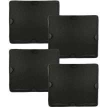 4x Filtres à charbon actif compatible avec Miele alba, Classic, da 279, da 270-4 u, canto, da 269-4 hotte aspirante - 29 x 24,5 x 2 cm - Vhbw