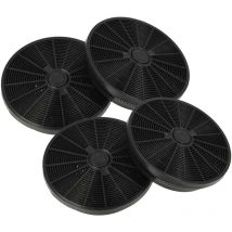 vhbw 4x Filtres à charbon actif remplacement pour Whirlpool 484000008780 pour hotte aspirante