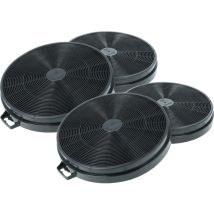 4x Filtres à charbon actif compatible avec Secondi Marchi k cta 60, kba 90 ix, kbr 90, kcl 120, kcl 90, kco 90, kcta 60 hotte de cuisine - Vhbw