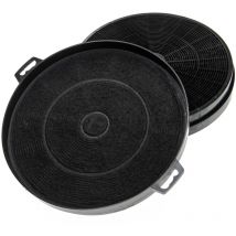 4x Filtres à charbon actif compatible avec Whirlpool Unif 900 P650, Vetri 90, Works hotte de cuisine - Vhbw