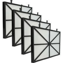 4x Filtres compatible avec Dolphin Supreme M5, M4 Pro aspirateur, nettoyeur piscine - Coussinets, 26,5 x 15,8 x 1,1 cm - Vhbw