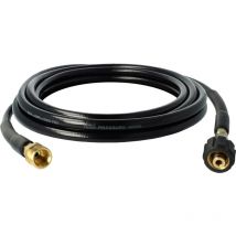 5 m Extension Hose compatible with Kärcher k 2.40 md pl, k 2.75 plus High-Pressure Cleaner with M22 x 1.5 Threaded Connection, Black - Vhbw