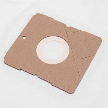 Vhbw - 5x Sacs compatible avec Hanseatic Eco-Line Premio 1400W (ohne Korb) aspirateur - microfibre non tissée, 31,5cm x 30cm blanc
