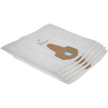 5x Sacs compatible avec Hoover sx 2042 Wet & Dry, sx 2043 Wet & Dry, sx 2044 Wet & Dry aspirateur - microfibres non tissées, blanc - Vhbw