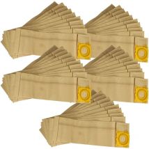 50x sacchetto compatibile con Sebo Professional G2, Professional G5 aspirapolvere - carta, 23,5cm x 15,5cm, color sabbia - Vhbw