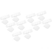 50x sacs compatible avec Makita CL070DS, CL100, CL100D, CL100DZX, CL106, CL106D, CL183, CL183D, DCL180 aspirateur - microfibres non tissées - Vhbw