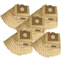 50x Vacuum Cleaner Bag compatible with Rowenta Bully ru 05 - 12, ru 062, ru 068, ru 071 Vacuum Cleaner, paper, 32 cm x 19 cm, Sand-Coloured - Vhbw
