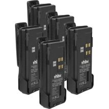 5x Batterie compatible avec Motorola XPR3500, XPR3300, XPR3000, XPR3300e radio talkie-walkie (2200mAh, 7,4V, Li-ion) - avec clip de ceinture - Vhbw