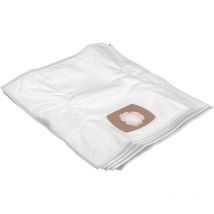 5x Bolsa aspiradora compatible con Tristar nk 101 - 102A, nk 193A, sz 2158 aspiradora - vellón micro, 24,9 cm x 21,9 cm, blanco - Vhbw