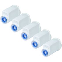 5x Filtres à eau compatible avec Neff TES70, TE70, TE50, CV77VG0, CV7760N machine à café automatique, machine à expresso - Vhbw