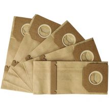 Vhbw - 5x Filtres turbo compatible avec Metabo sr e 227, sr e 327, sr e 329, sx e 125 ponceuse, ponceuse orbitale - Lot de sacs d'aspiration en papier