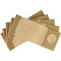 5x Filtres turbo compatible avec Metabo sx e 425, sx e 425 xl, sx e 450 Duo ponceuse, ponceuse orbitale - Lot de sacs d'aspiration en papier - Vhbw