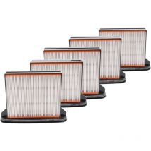 5x filtro sostituisce Milwaukee 4002395351510, 4932373623 per aspirapolvere - Filtro hepa anallergico - Vhbw