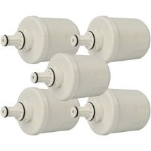 5x Fridge Water Filter compatible with Samsung RB215BSSB, RH269LBSH, RB215BSBB, RS21DABB1, RS-21FANS, RS21DGRS1 Refrigerator - Vhbw