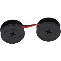 vhbw 5x rubans encreurs imprimante matricielle, à tickets, noir / rouge compatible avec Boots Charger 11, XL 1010