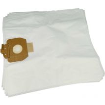 Vhbw - 5x Sacs compatible avec Diversey Taski Bora S5.1, Baby Bora, Bora 12, Bora aspirateur - microfibre non tissée, 43cm x 41cm blanc