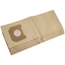 5x Sacs compatible avec Kärcher nt 35/1 Tact Te, nt 35/1 Tact Te Edition, nt 35/1 Tact Te el aspirateur - papier marron - Vhbw