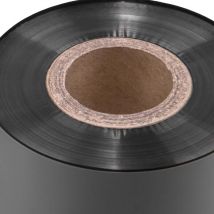 Vhbw - 5x Thermotransfer-Band kompatibel mit tsc MX240, MH640, MH640T, MH640P Drucker Etikettendrucker, Wischfest, 50 mm x 300 m, Wachs Harz Schwarz