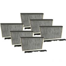 6x Aktivkohlefilter kompatibel mit Neff Z5136X5/01, Z5133X5/01 Dunstabzugshaube - Vhbw