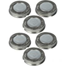 6x Têtes de rasoir remplacement pour Philips HQ30 pour rasoir électrique - Vhbw