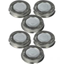 6x Têtes de rasoir remplacement pour Philips HQ4 pour rasoir électrique - Vhbw