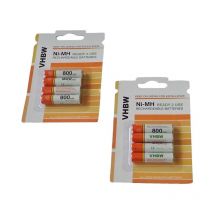8x Batteries aaa micro compatible avec Doro PhonEasy 100W, 105WR, 110, 115 téléphone fixe sans fil (800mAh, 1,2V, NiMH) - Vhbw
