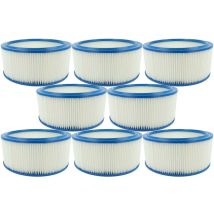 8x Cartouche filtrante compatible avec Hilti vcd 50 aspirateur - Filtre pour particules fines - Vhbw