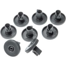 8x Korbrolle für Unterkorb kompatibel mit Electrolux ESI66050, ESI66034, ESI66032, ESI65060 Geschirrspüler - Durchmesser 40 mm - Vhbw