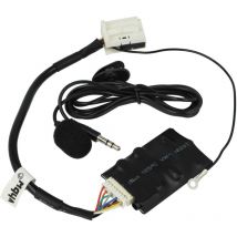 Adaptateur Bluetooth autoradio compatible avec Skoda Fabia, Octavia, Superb - Micro, câble jack + clip inclus - Vhbw