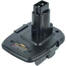 Vhbw - Adaptateur de batterie compatible avec Dewalt batterie DC9096, DC9098, DC9099, DW9096 outils électriques - Adaptateur batteries Li-ion 20 v