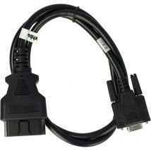 Adaptateur RS-232 vers OBD2 16Pin compatible avec Audi A3, A4 automobiles - 90 cm - Vhbw