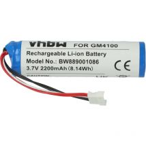 Batería compatible con Datalogic Gryphon GM4130-WH-433K1, GM4130-WH-433K2 escáner códigos de barra, tpv (2200 mAh, 3,7 v, Li-Ion) - Vhbw