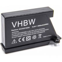 Batteria compatibile con lg hom-bot VR5903KL, VR5903KLW, VR5904KL, VR5906KL aspirapolvere home cleaner (3000mAh, 14,4V, Li-Ion) - Vhbw