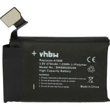 Batterie compatible avec Apple Watch MQKW2LL/A, MQKX2LL/A smartwatch montre connectée bracelet fitness (270mAh, 3,82V, Li-polymère) + outils - Vhbw