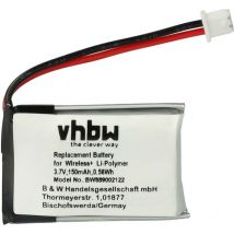 Batterie compatible avec Carrera Digital 132, 124, 143 voitures de course (150mAh, 3,7V, Li-polymère) - Vhbw